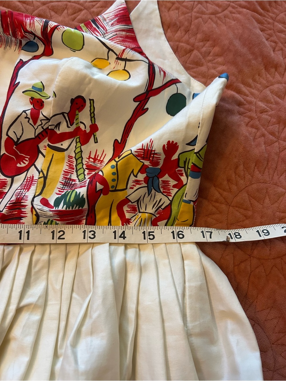 Retrospec’d Vintage-Inspired Calypso Print Fit & Flare Dress - Picture 2 of 6